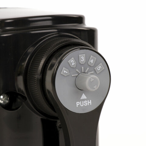 картинка Точилка механическая, металлический механизм, черный, крепление к столу, "STYLE", BRAUBERG, 228482 от магазина Альфанит в Кунгуре