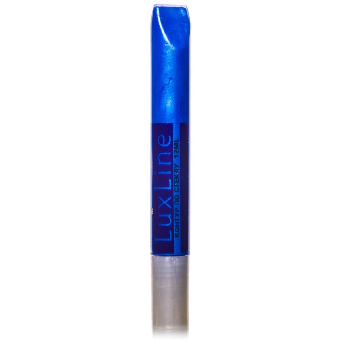 картинка Контур акриловый универсальный, 12 мл, Синий, перламутр, "LuxLine" от магазина Альфанит в Кунгуре