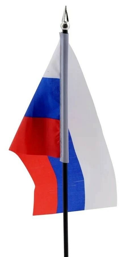 картинка Флаг, 15*22,5 см, без герба, без подставки, "Россия", 310-2 от магазина Альфанит в Кунгуре