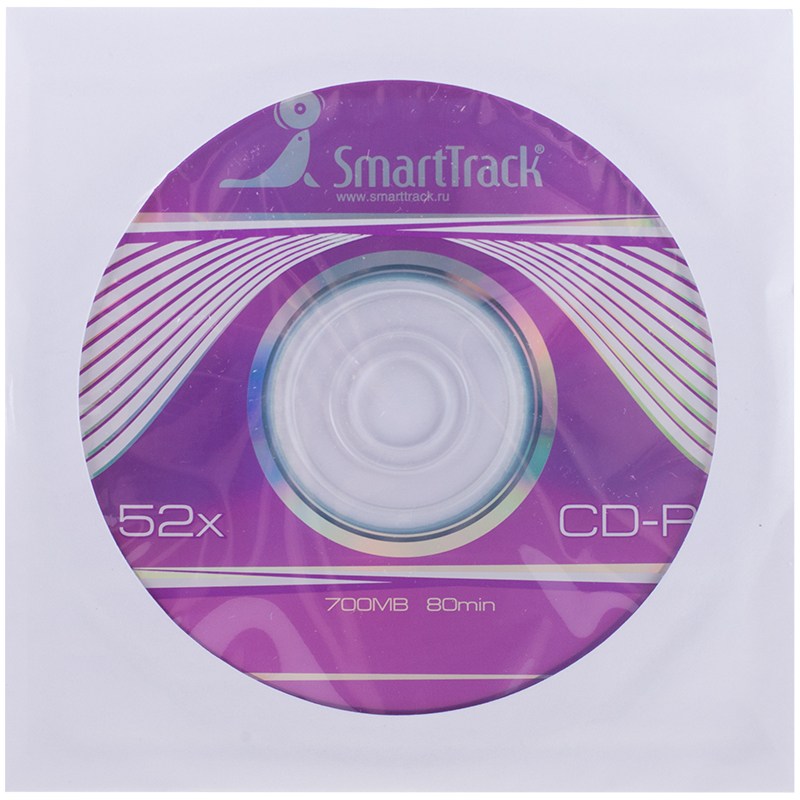 картинка Диск CD-R SmartBuy, 1 шт, 52x, конверт от магазина Альфанит в Кунгуре