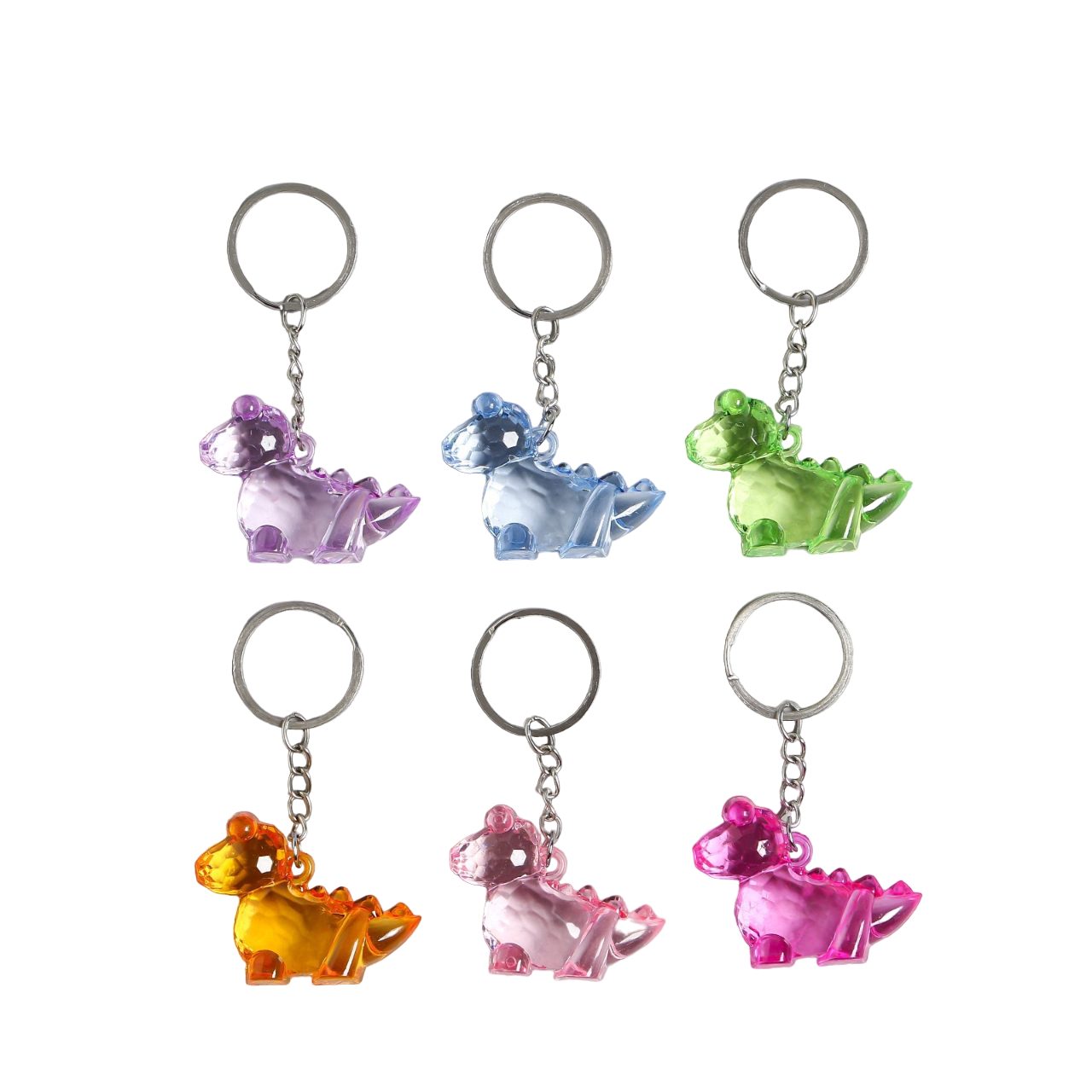 картинка Брелок для ключей, 4,5*1,5*4 см, пластик, ассорти, "Динозаврик", 9306666 от магазина Альфанит в Кунгуре