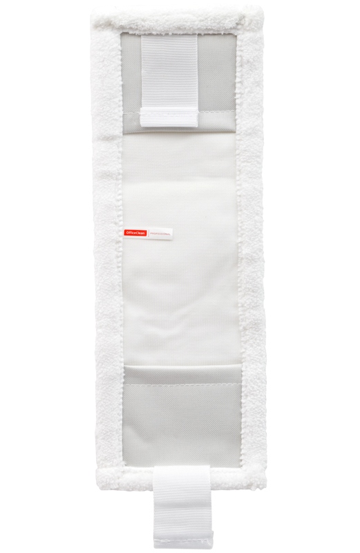 картинка Насадка МОП для швабры, 40*10 см, микрофибра, белый, "Professional", OfficeClean, 303274 от магазина Альфанит в Кунгуре