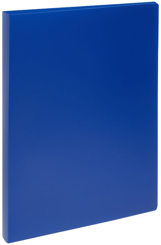 картинка Папка на 2-х кольцах, А4, 500 мкм, корешок 25 мм, пластик, синий, СТАММ, ММ-32173 от магазина Альфанит в Кунгуре