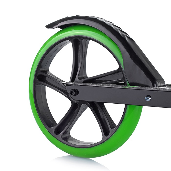 картинка Самокат 2-х колесный, до 150 кг, металл/пластик, зеленый, Rocket, R0066.GN от магазина Альфанит в Кунгуре
