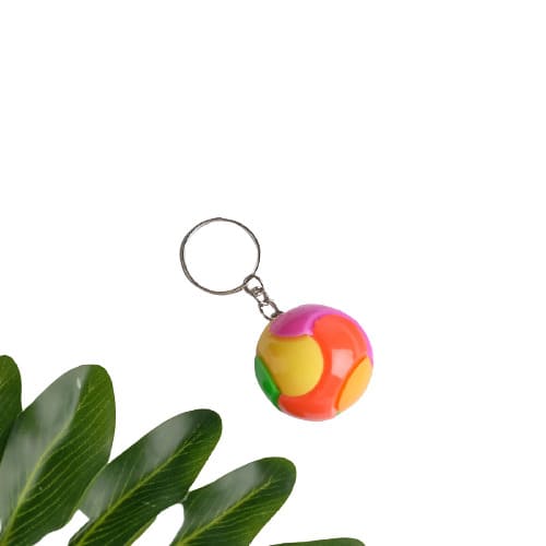 картинка Брелок для ключей, 3 см, пластик, ассорти, "Головоломка шар", 1505359 от магазина Альфанит в Кунгуре