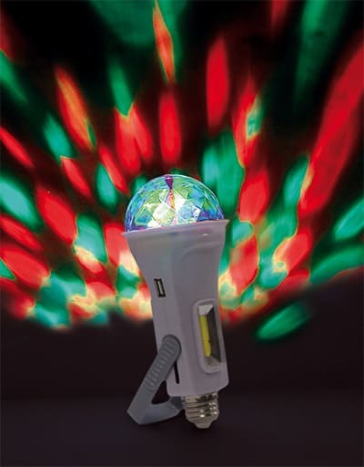 картинка Дисколампа аккумуляторная "Космос", USB, фонарь, Е27 от магазина Альфанит в Кунгуре
