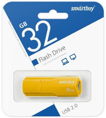 картинка Флеш-диск SmartBuy 32 GB, CLUE, желтый, SB32GBCLU-Y от магазина Альфанит в Кунгуре
