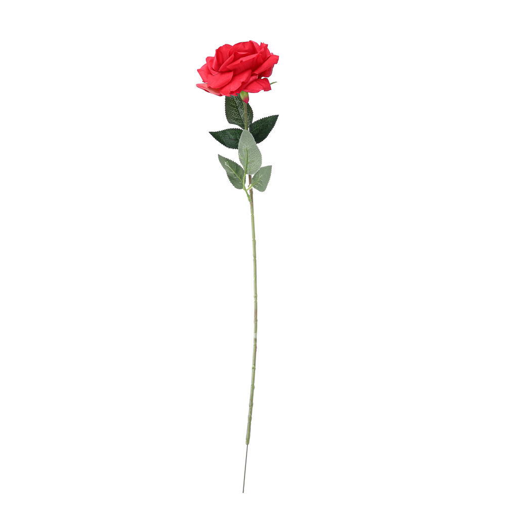 картинка Цветок искусственный 1 шт, 55 см, полиэстер, ассорти, "Ветка Розы", LADECOR, 409-034 от магазина Альфанит в Кунгуре