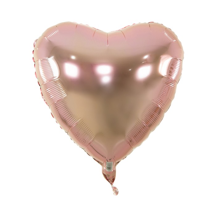 картинка Шар воздушный фольгированный, 18", розовое золото, "Сердце", 3732470 от магазина Альфанит в Кунгуре