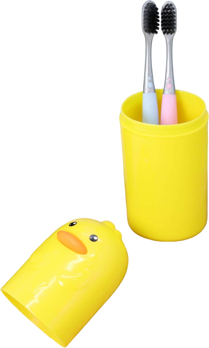 картинка Контейнер для зубных щеток, 20*6 см, желтый, "Little duck", 6583 от магазина Альфанит в Кунгуре