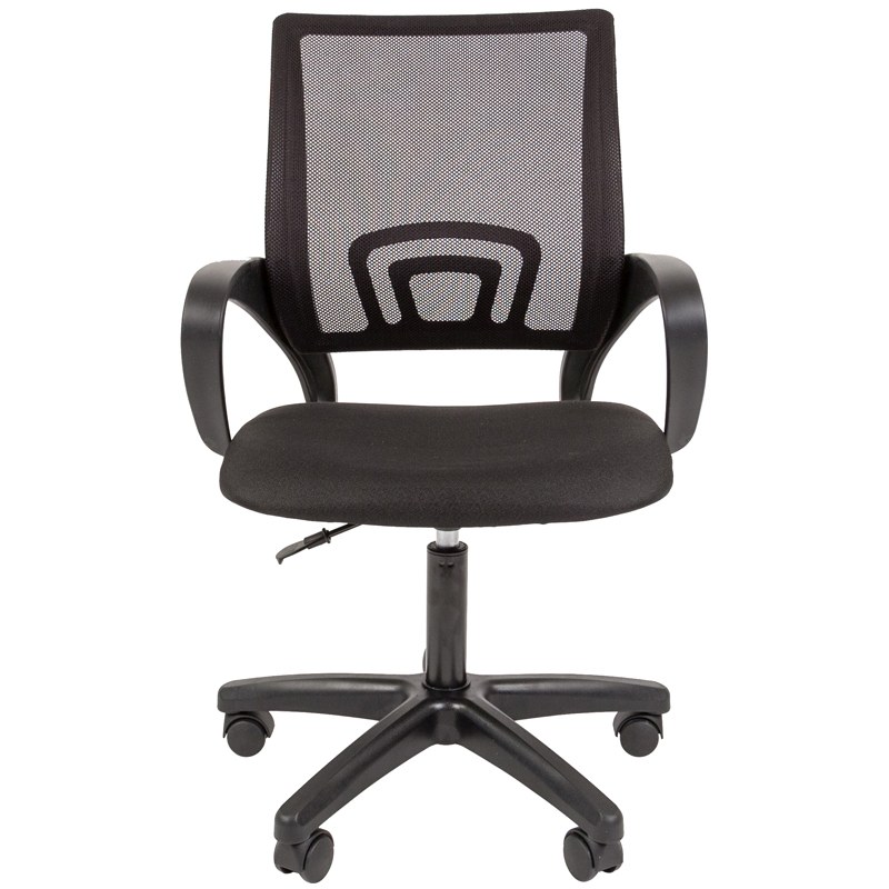 картинка Кресло офисное Helmi "HL-M96 R "Airy"", сетка, черный, с подлокотниками, 298856 от магазина Альфанит в Кунгуре