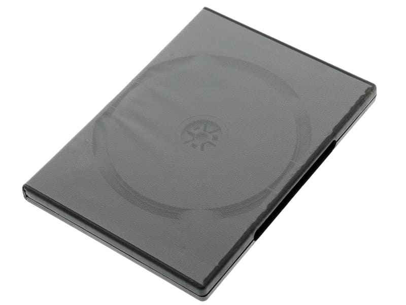 картинка Короб для диска Slim 1B, 1 шт, 9 мм, пластик, черный от магазина Альфанит в Кунгуре
