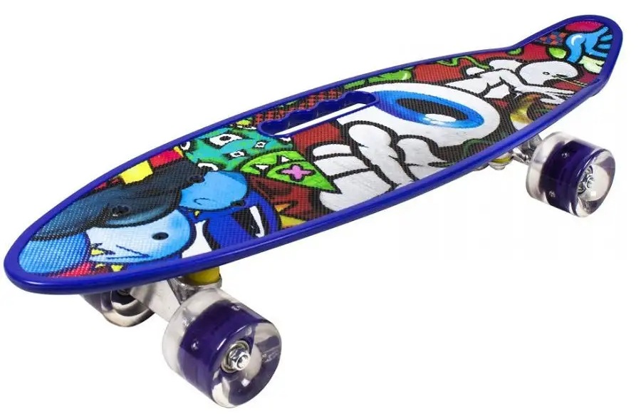 картинка Скейтборд, 60*16 см, до 80 кг, синий, WGSSS-31/1 от магазина Альфанит в Кунгуре