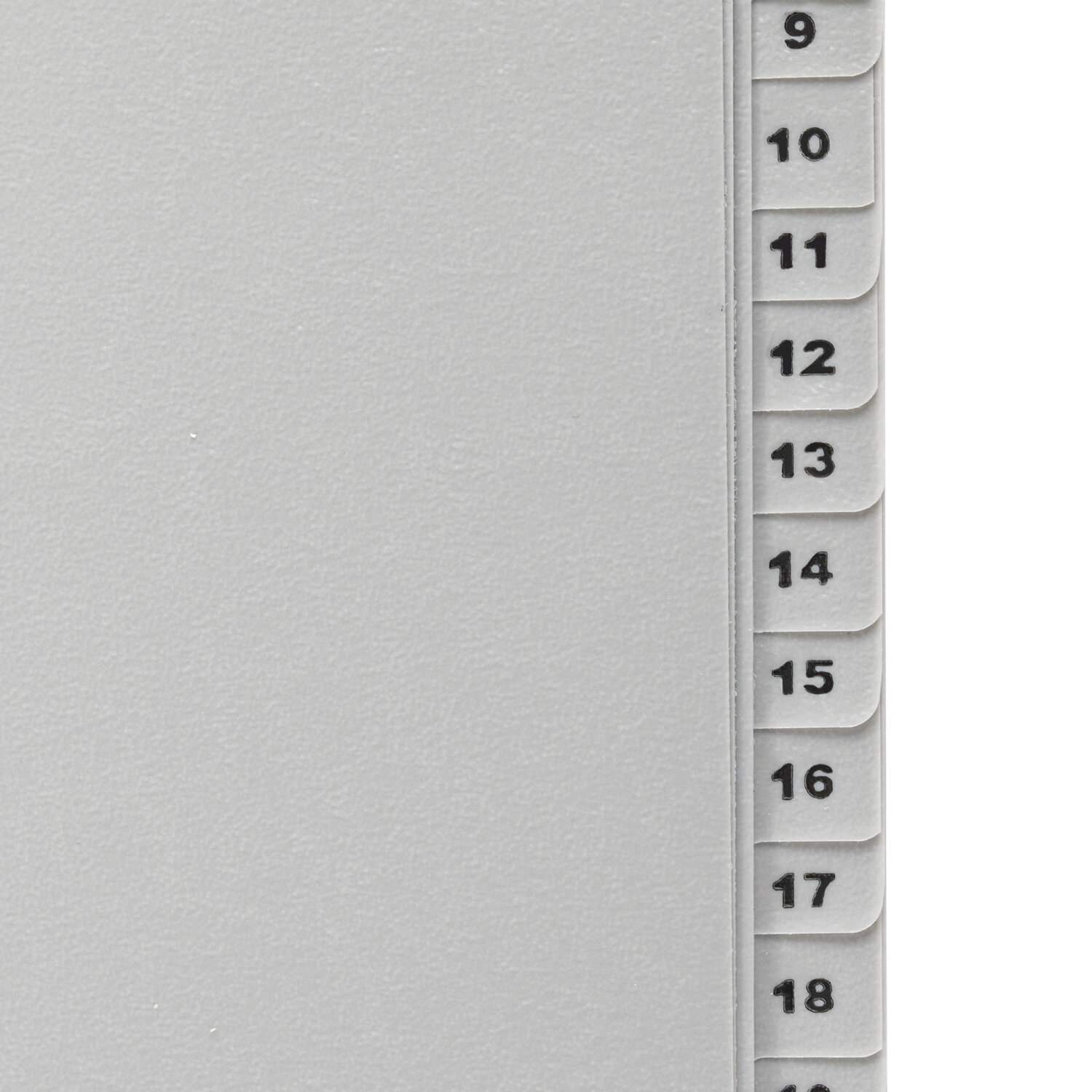картинка Разделитель листов, А4, 31 л, цифровой, серый, оглавление 1-31, BRAUBERG, 225598 от магазина Альфанит в Кунгуре
