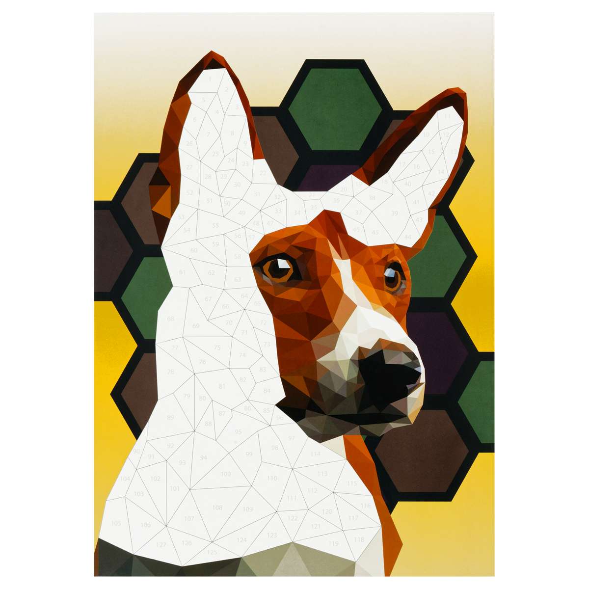 картинка Аппликация бумажная наклейками, А4, 2 основы, "Собаки", Три совы, АПн_51039 от магазина Альфанит в Кунгуре