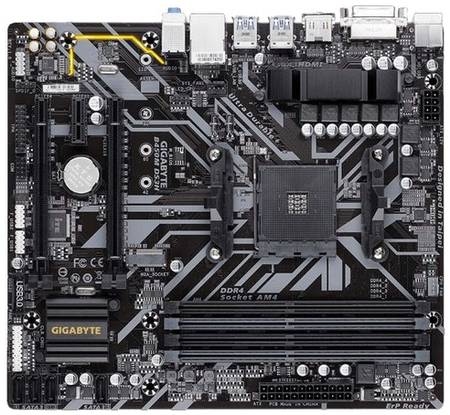 картинка Системная плата Gigabyte AM4 B450M DS3H, micro-ATX DDR4 от магазина Альфанит в Кунгуре