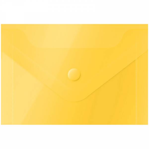картинка Папка-конверт на кнопке, А7, 150 мкм, желтый, OfficeSpace, 281230 от магазина Альфанит в Кунгуре