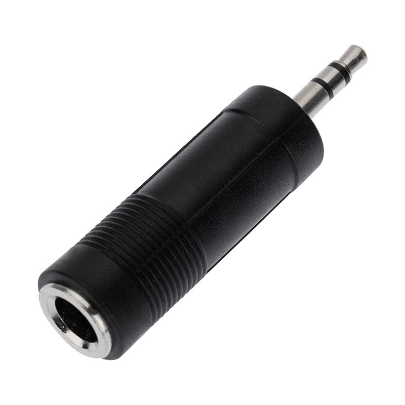 картинка Переходник аудио Rexant Jack 3,5 мм (M) — Jack 6,3 мм (F), черный, 14-0212 от магазина Альфанит в Кунгуре