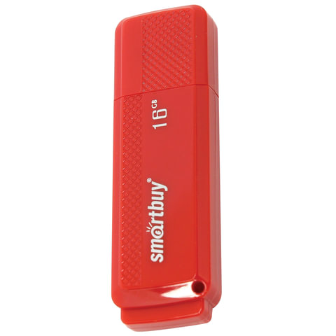 картинка Флеш-диск SmartBuy 16 GB USB 2.0, Dock, красный, SB16GBDK-R от магазина Альфанит в Кунгуре
