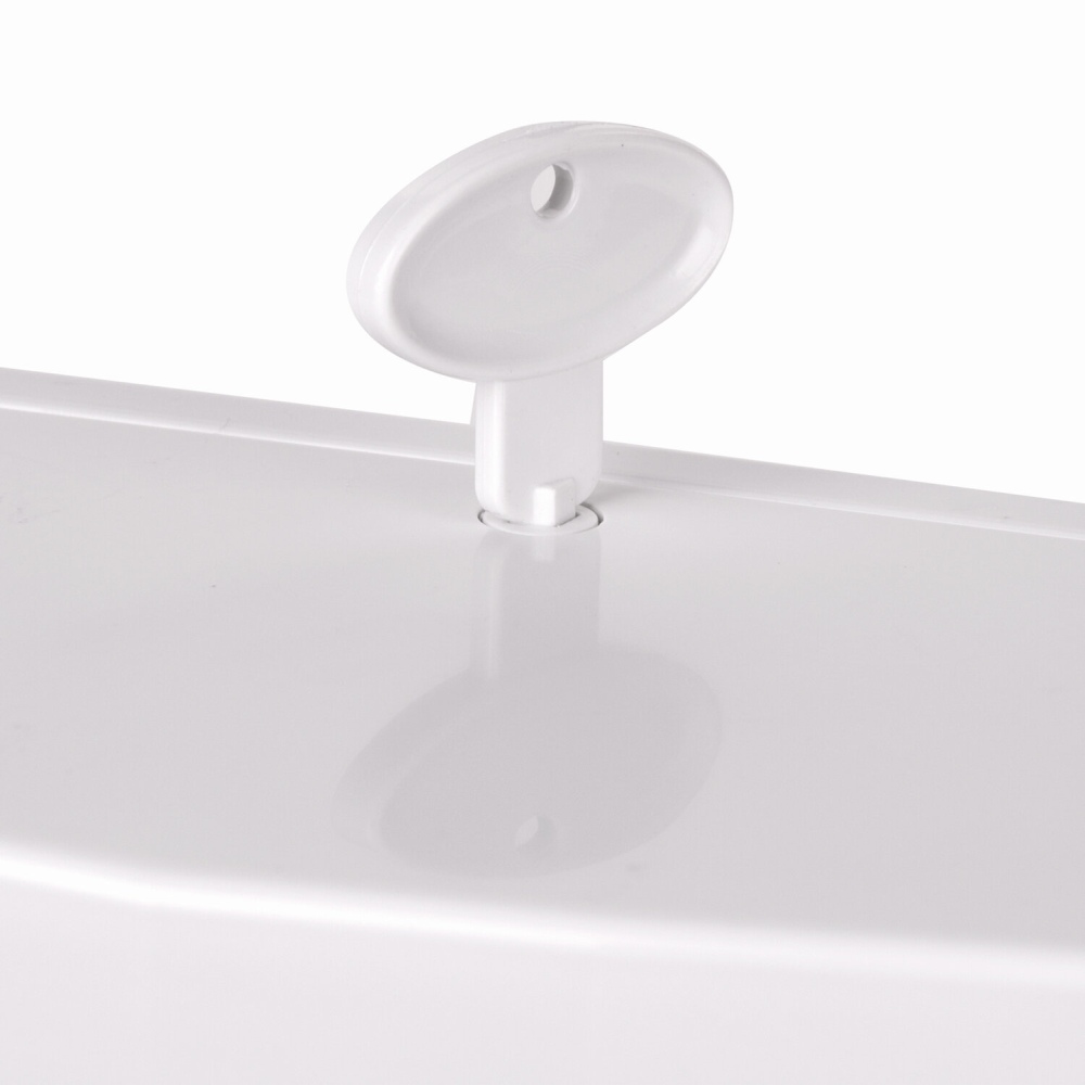 картинка Диспенсер для жидкого мыла, 0,6 л, пластик, белый, наливной, сенсорный, "Classic", LAIMA, 607315 от магазина Альфанит в Кунгуре