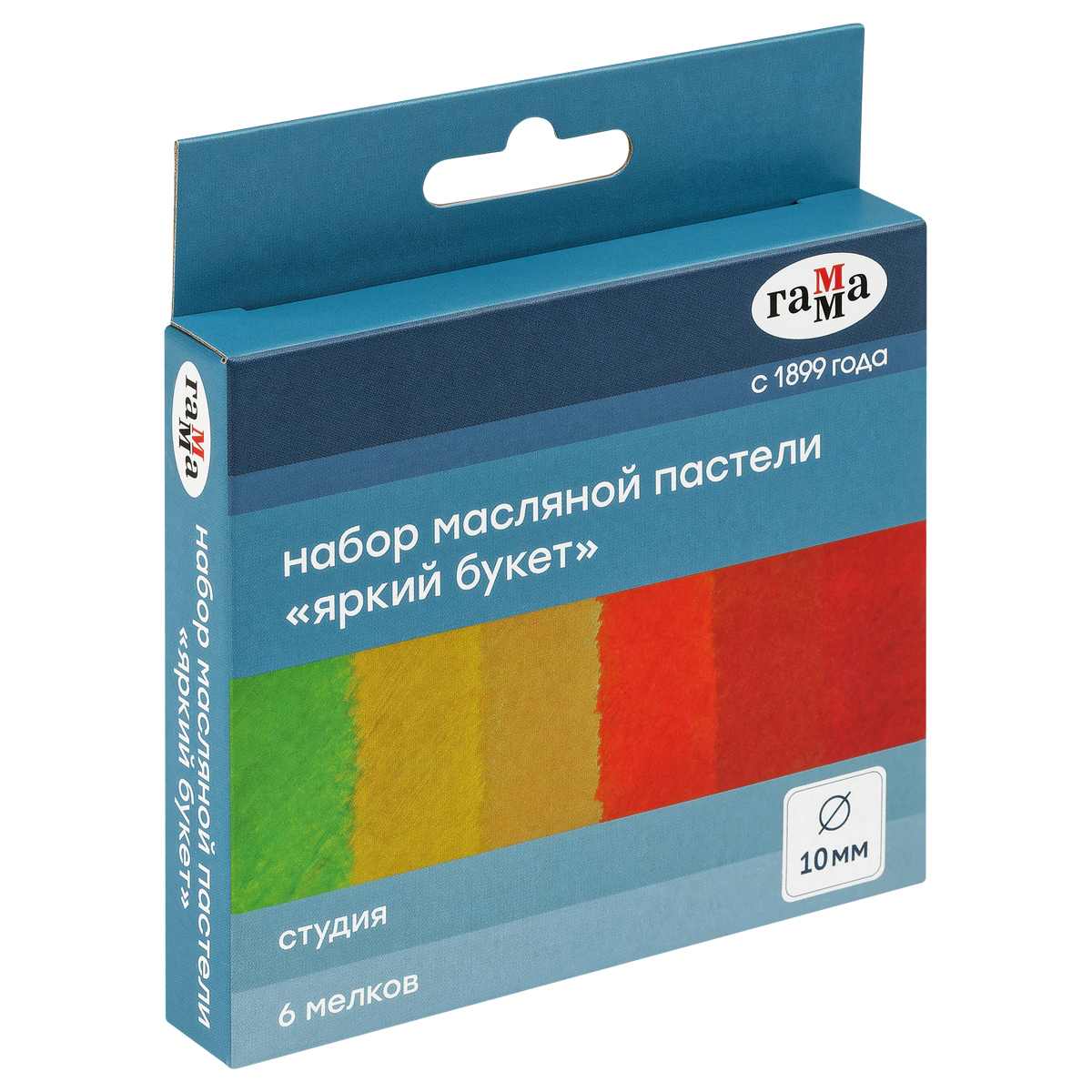 картинка Пастель масляная, 6 цв, 6 шт, коробка, "Студия. Яркий букет", Гамма, 252202306 от магазина Альфанит в Кунгуре