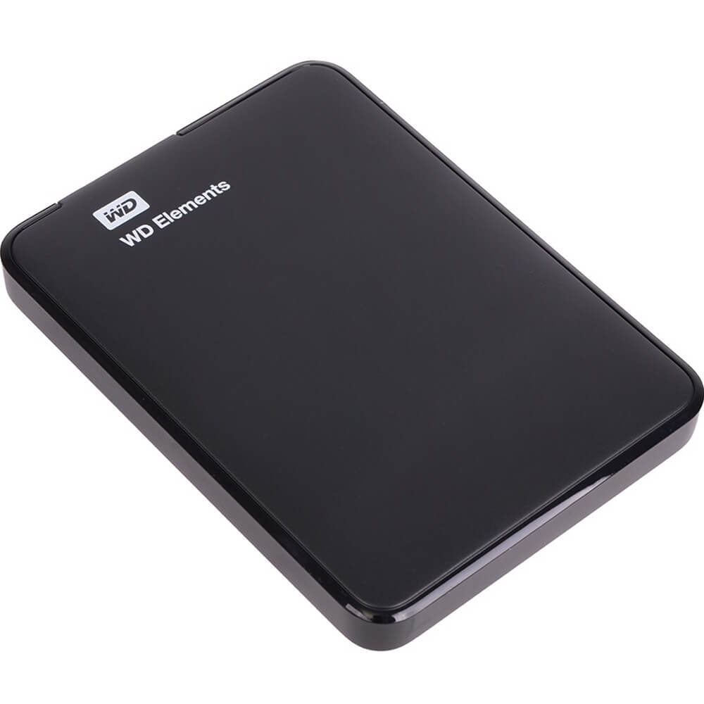 картинка Внешний жесткий диск 1 TB WD, Elements Portable, WDBUZG0010BBK-W, USB 3.0, 2.5", черный от магазина Альфанит в Кунгуре