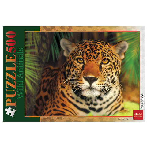 картинка Пазл 500 эл., "Леопард", STANDARD, U183120 от магазина Альфанит в Кунгуре