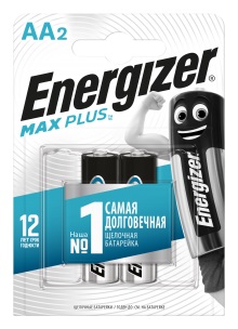 картинка Батарейки АА, 2*BI, Energizer Max Plus, E301323102H от магазина Альфанит в Кунгуре