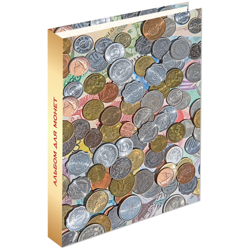 картинка Альбом для монет 230*270 мм, на кольцах, без листов, ламинированный, "Optima", Office Space, 220184 от магазина Альфанит в Кунгуре