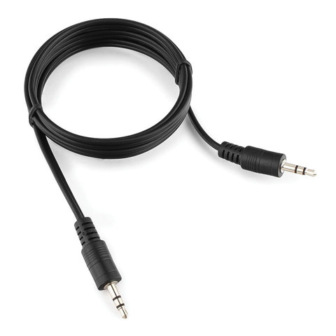картинка Кабель соединительный аудио Cablexpert Jack 3,5 мм (M) — Jack 3,5 мм (M), 1,2 м, черный, CCA-404 от магазина Альфанит в Кунгуре