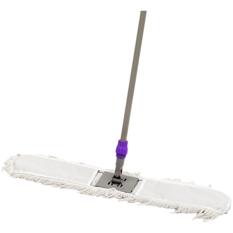 картинка Швабра, 125 см, насадка МОП, хлопок, OfficeClean, 303076 от магазина Альфанит в Кунгуре