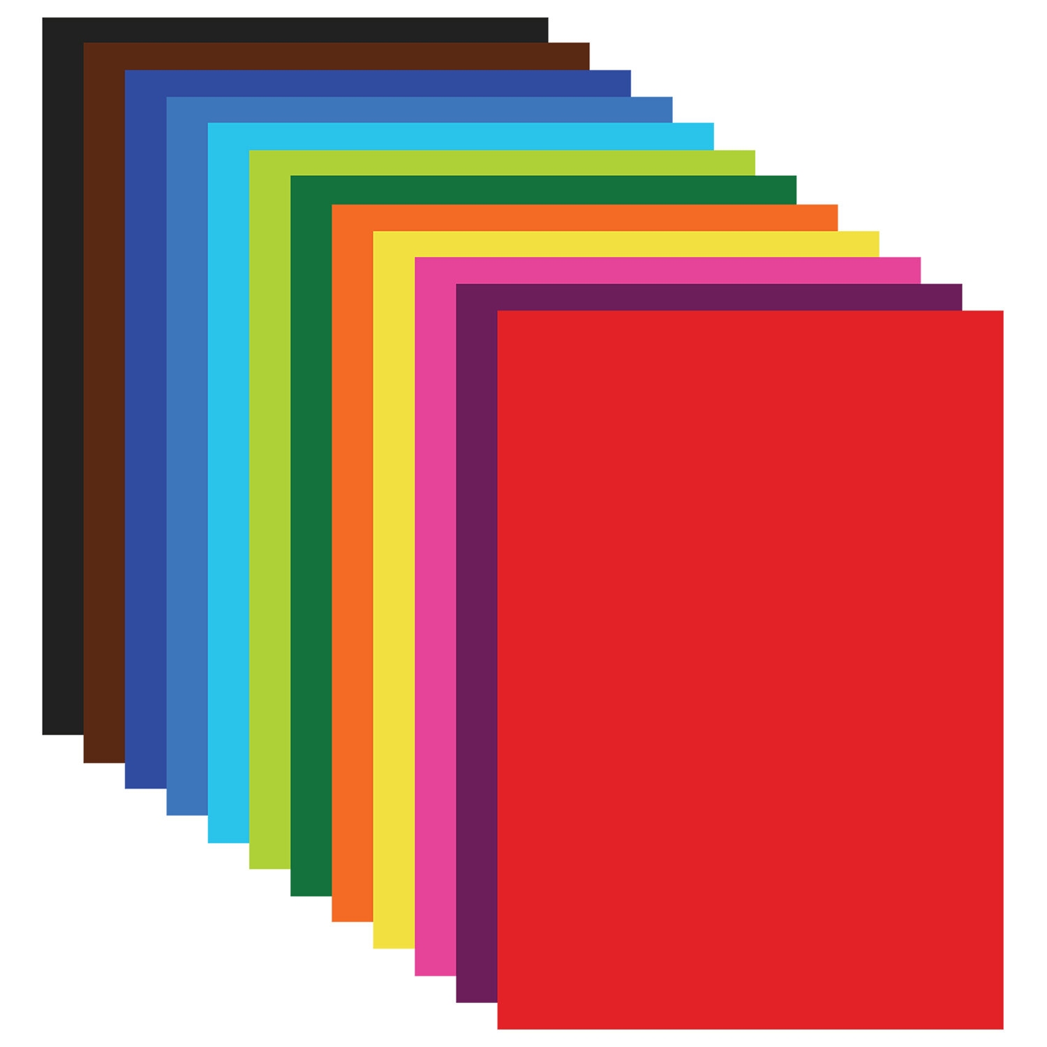 картинка Картон цветной, А4, 48 л, 12 цв, мелованный, BRAUBERG, 113552 от магазина Альфанит в Кунгуре