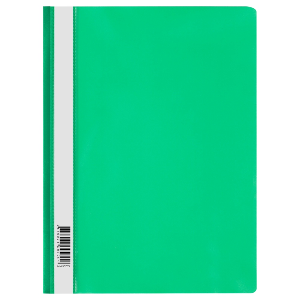 картинка Папка-скоросшиватель с прозрачным верхом, А4, 120 мкм, зеленый, СТАММ, ММ-30705 от магазина Альфанит в Кунгуре