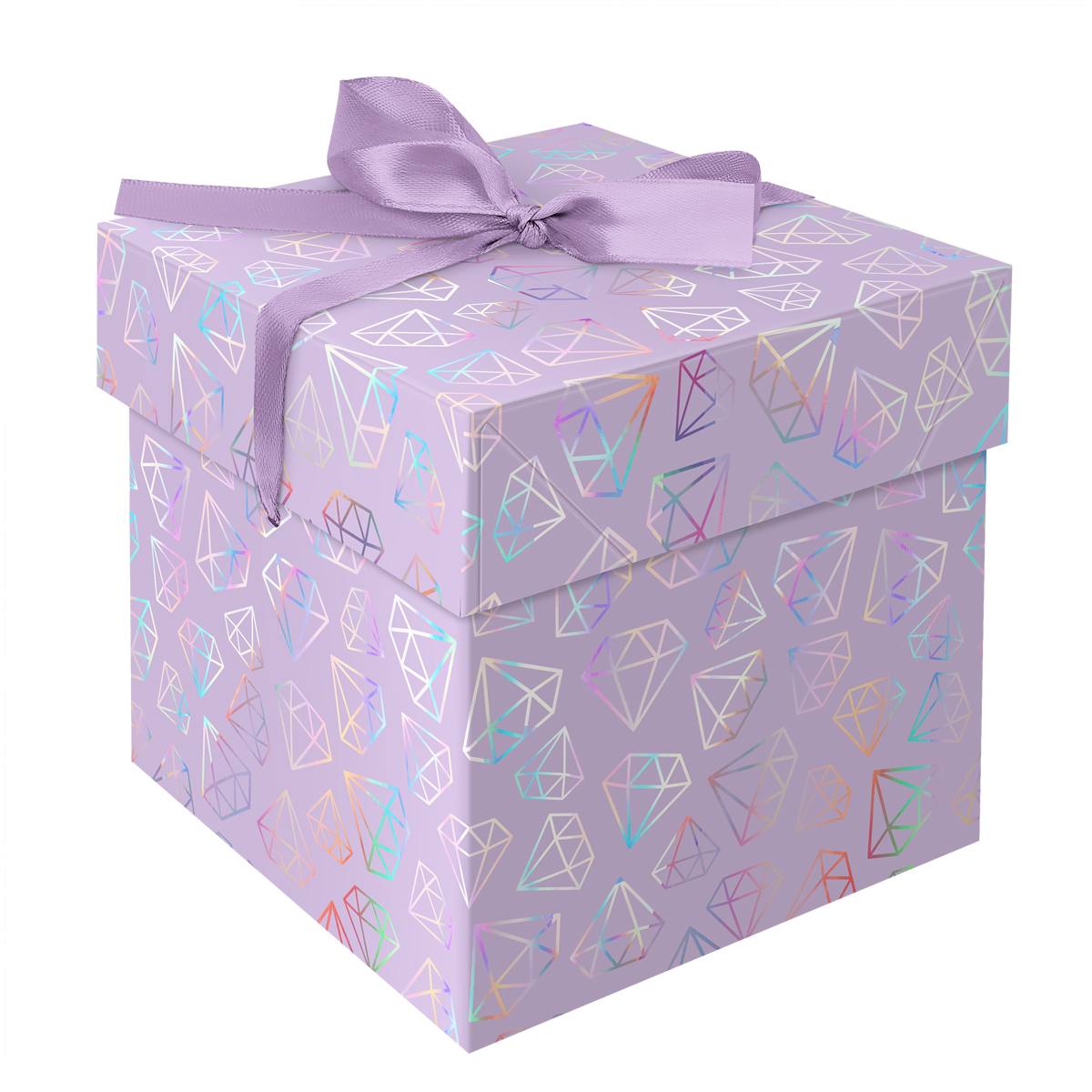 картинка Коробка подарочная квадратная складная, 15*15*15 см, "Crystals", MESHU, MS_54182 от магазина Альфанит в Кунгуре