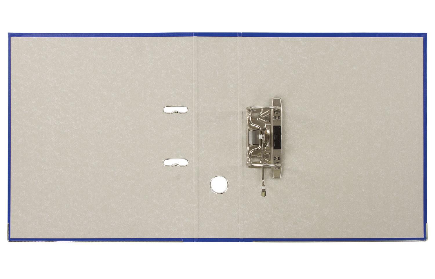 картинка Папка-регистратор, А4, корешок 75 мм, до 500 л, пластик, синий, "Strong", BRAUBERG, 226596 от магазина Альфанит в Кунгуре