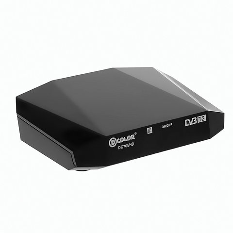 картинка Ресивер DVB-T2 D-Color DC705HD черный (DVB-T2, HDMI, USB, PVR - запись программ, TimeShift) от магазина Альфанит в Кунгуре