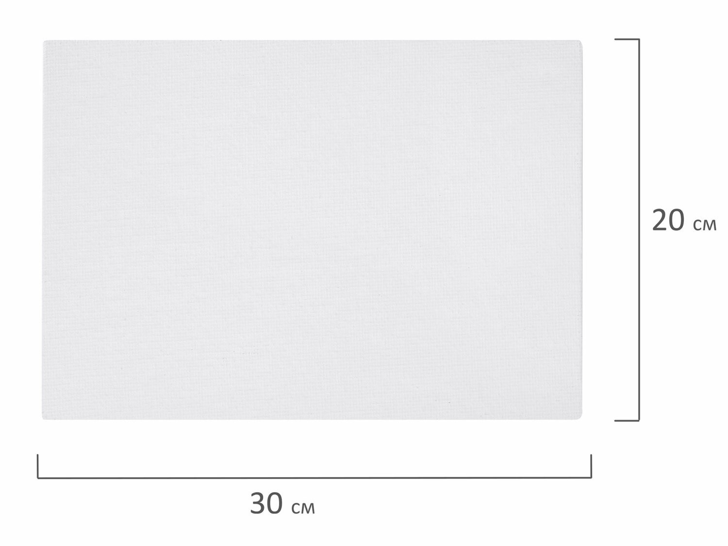 картинка Холст 20*30 см, 280 г/м2, 100% хлопок, на МДФ, грунтованный, BRAUBERG, 192184 от магазина Альфанит в Кунгуре