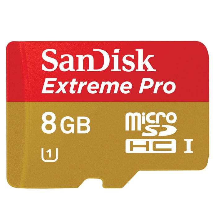 картинка Карта памяти micro-SDHC SanDisk 8 GB Class 10, Extrime UHS-I от магазина Альфанит в Кунгуре