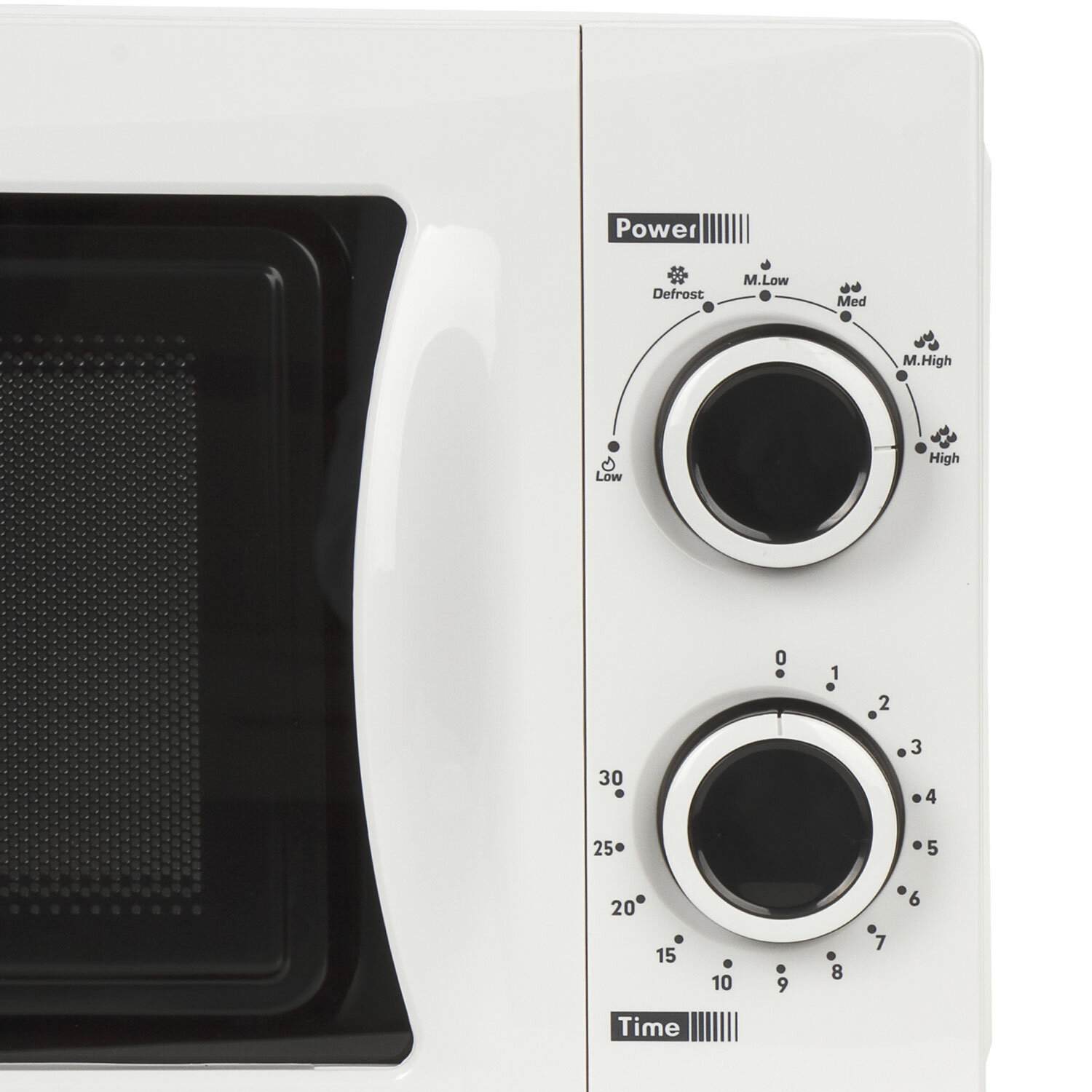 картинка Микроволновая печь SONNEN MW2070H-6MW, 700 Вт, 20 л, белая, механическое управление, 454652 от магазина Альфанит в Кунгуре