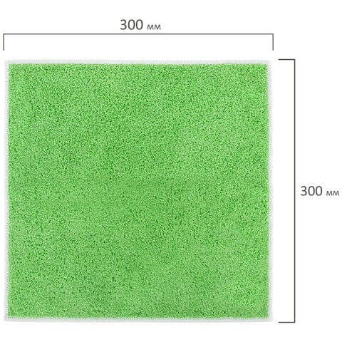 картинка Салфетки из микрофибры, 3 шт, 30*30 см, ассорти, "Overlock multi colour pack 3", LAIMA, 608221 от магазина Альфанит в Кунгуре