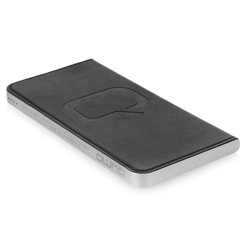 картинка Мобильный аккумулятор Qumo PowerAid Slim Smart Black (4000 мА-ч, 1USB 1.5A, вход 1А, цвет черный) от магазина Альфанит в Кунгуре