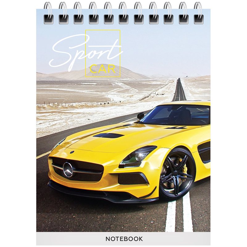 картинка Блокнот, А6, 40 л, клетка, на спирали, "Гонки. Sport cars", ArtSpace, Б6к40гр_41935 от магазина Альфанит в Кунгуре