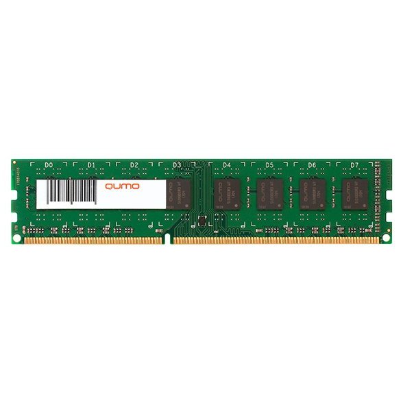 картинка Модуль памяти DIMM 4 GB, Qumo, DDR3, 1600 МГц, QUM3U-4G1600С11 от магазина Альфанит в Кунгуре