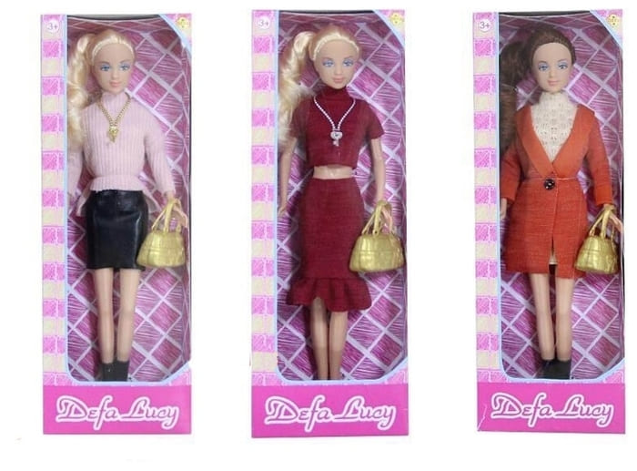 картинка Кукла, 29 см, с аксессуарами, "Модница", Defa Lusy, 8365 от магазина Альфанит в Кунгуре