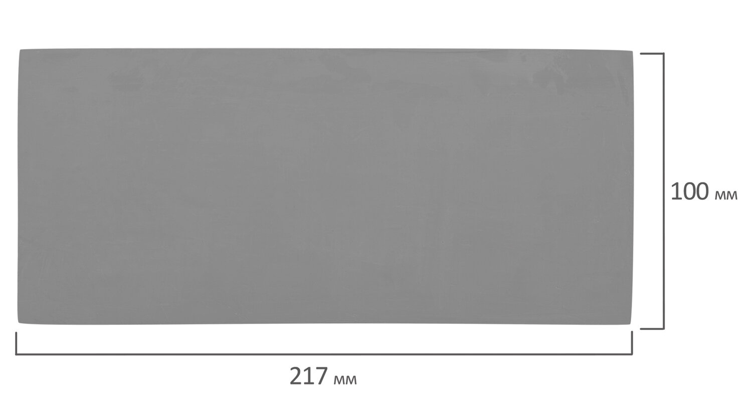 картинка Пластилин скульптурный, 1 кг, серый, твердый, BRAUBERG, 106525 от магазина Альфанит в Кунгуре
