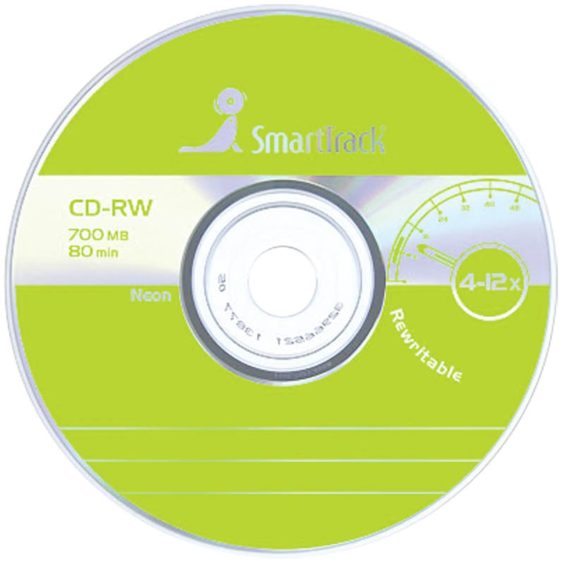 картинка Диски CD-RW SmartTrack, 50 шт, 4-12x, бокс от магазина Альфанит в Кунгуре