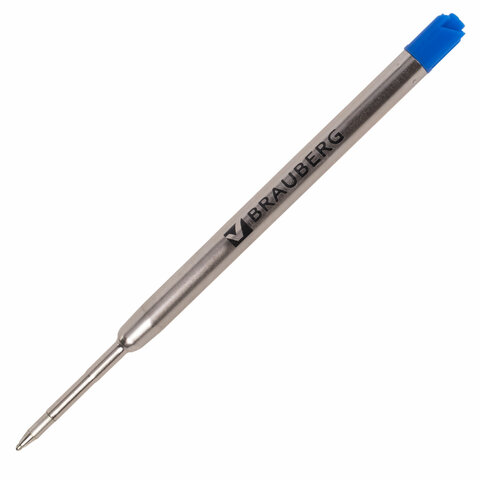 картинка Стержень шариковый масляный, 98 мм, 0,5 мм, стандартный наконечник, металл, для автоматической ручки, синий, "PARKER", BRAUBERG, 170346 от магазина Альфанит в Кунгуре