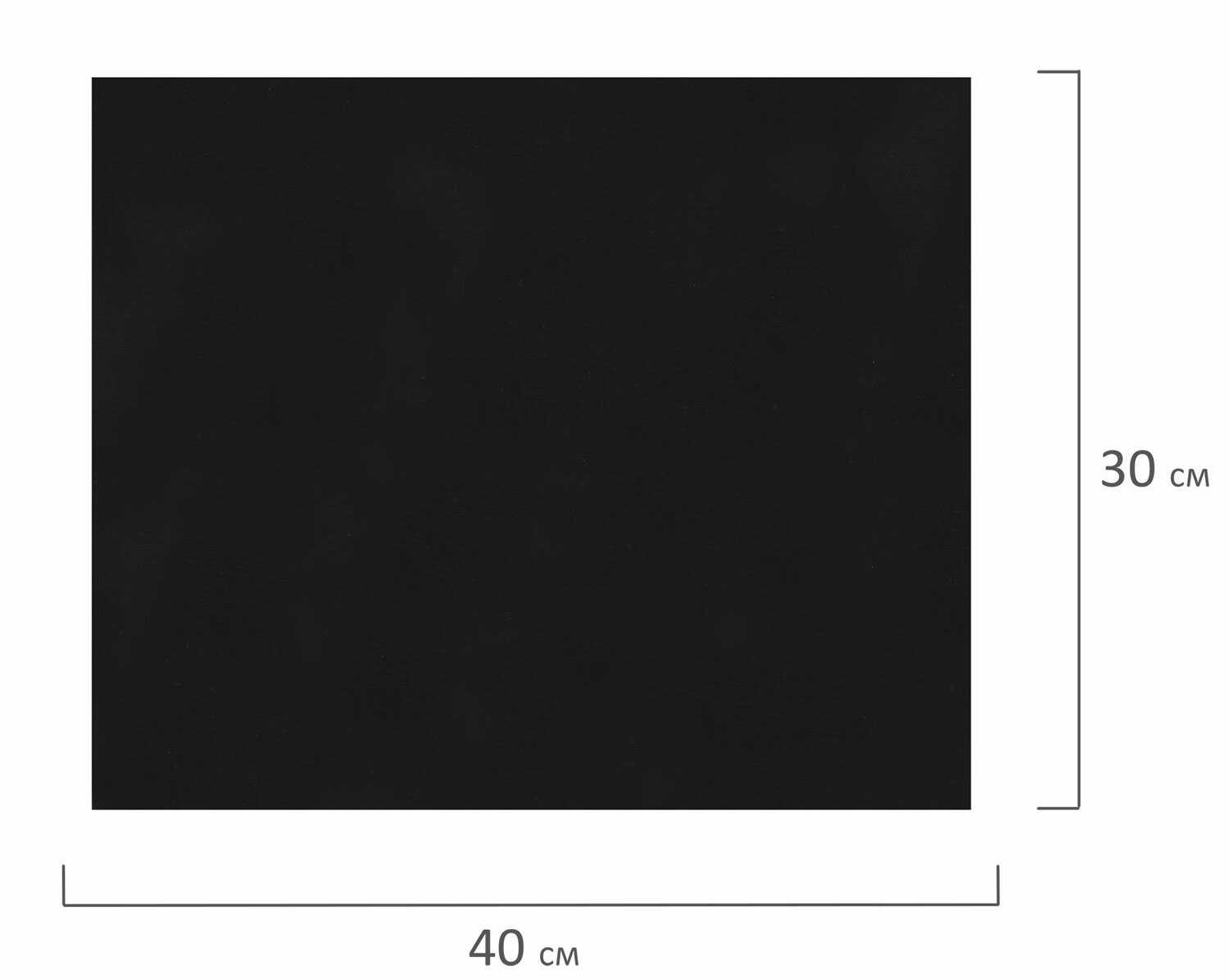 картинка Холст 30*40 см, на картоне, грунтованный, мелкое зерно, черный, BRAUBERG, 191679 от магазина Альфанит в Кунгуре