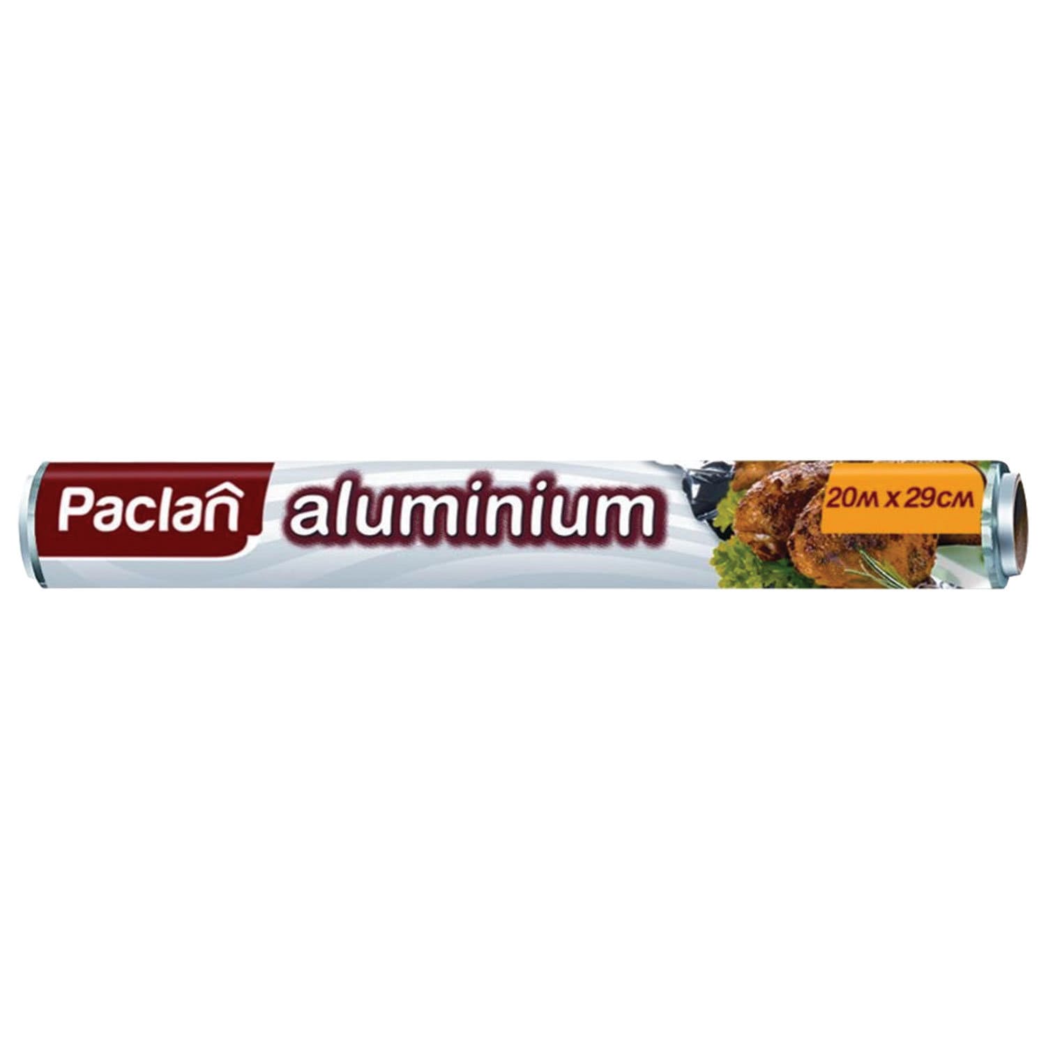 картинка Фольга алюминиевая, 29см*20м, в рулоне, Paclan, 606338 от магазина Альфанит в Кунгуре