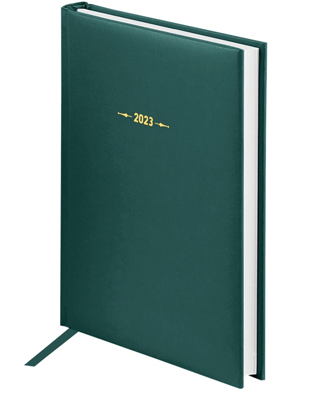 картинка Ежедневник датированный 2023 г, А5, 176 л, балакрон, зеленый, "Ariane", OfficeSpace, Ed5_44882 от магазина Альфанит в Кунгуре